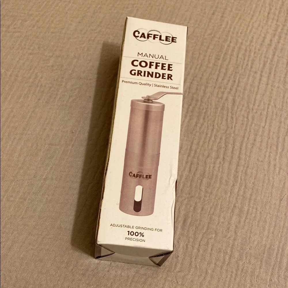 Cafflee Manual Coffee Grinder - Stainless Steel. New